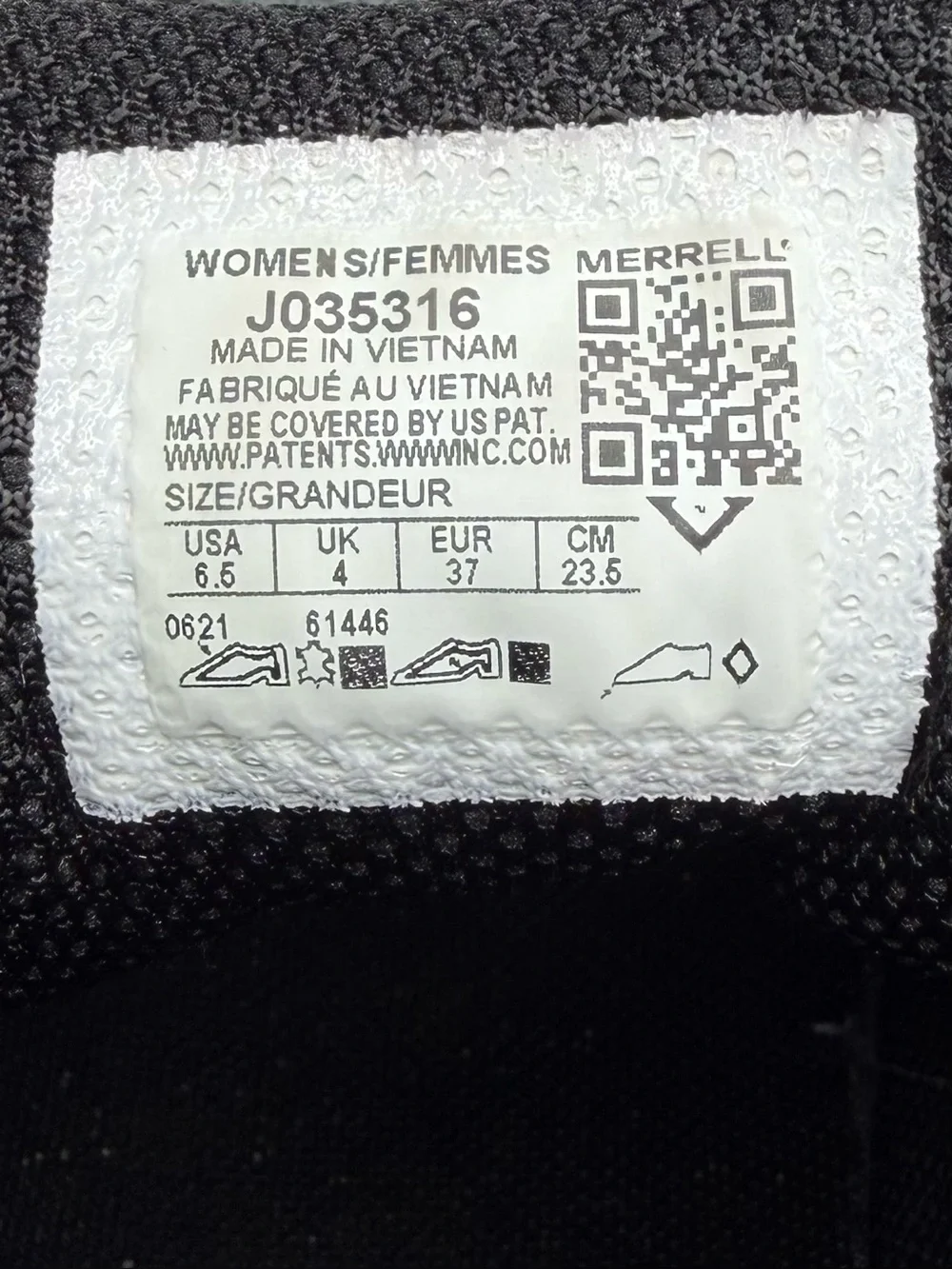 Merrell Siren Sport 3 Women’s 6.5 Black/Blackberry Vibram Trail Sneaker Gore-Tex